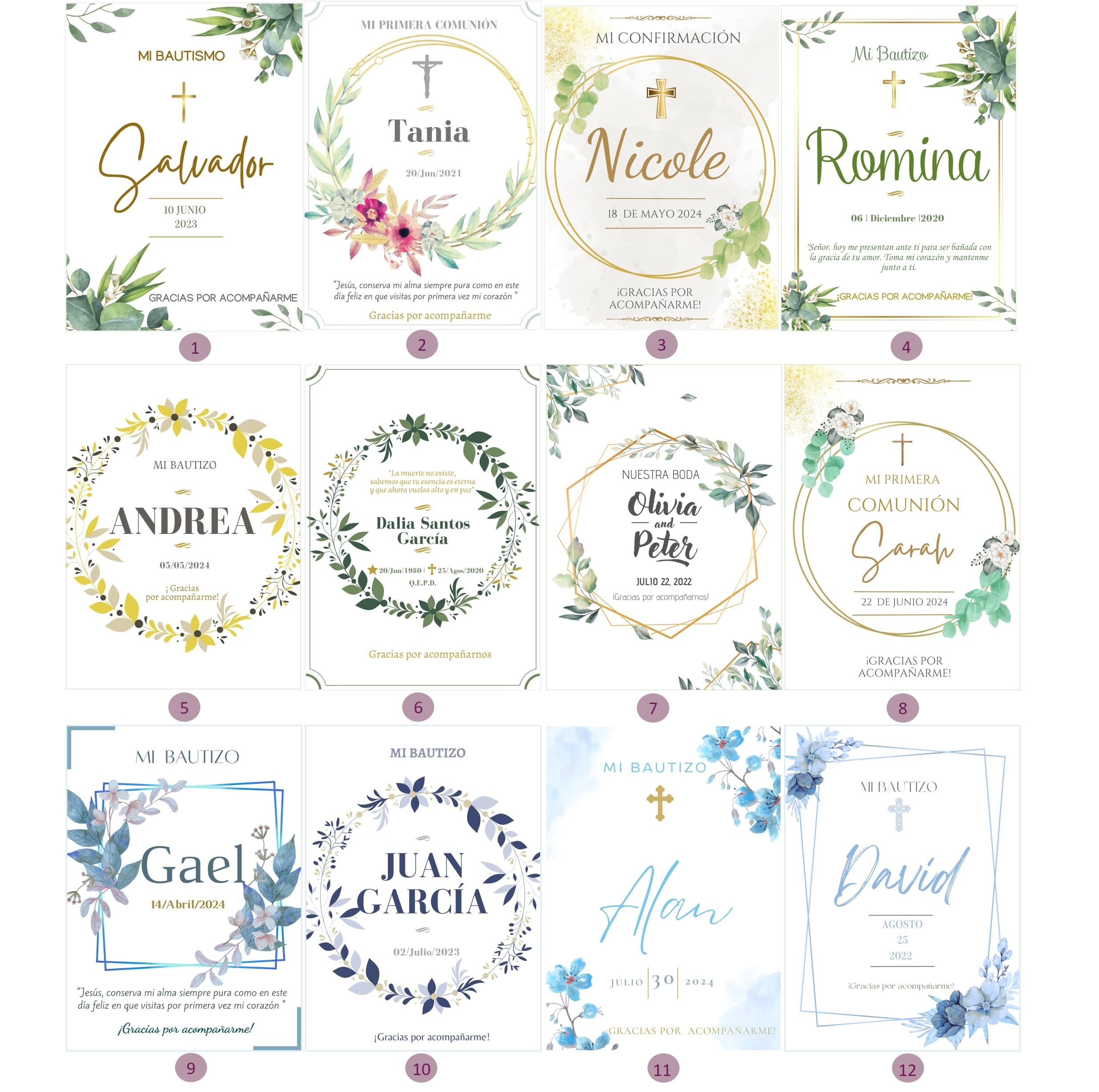 Pulserita cristal y rosa blanca con San Benito